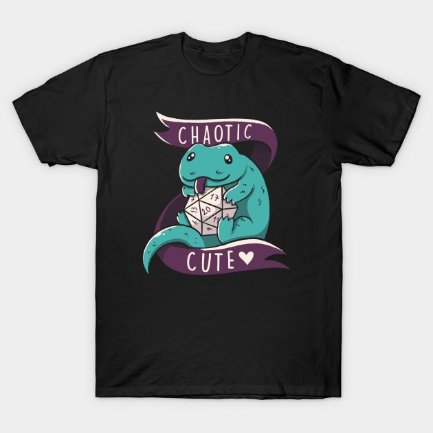 Chaotic Cute RPG Dragon by Tobe Fonseca T-Shirt by Tobe_Fonseca